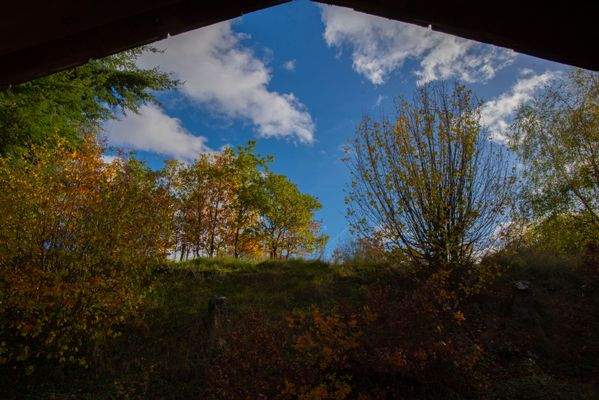 Rückwärtige Aussicht