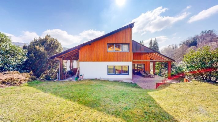 Haus Rückseite - Gartenblick