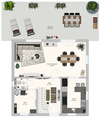 Grundriss EG 