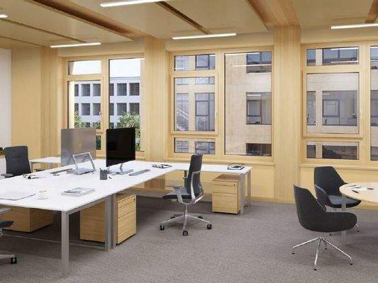 Visualisierung Großraumbüro