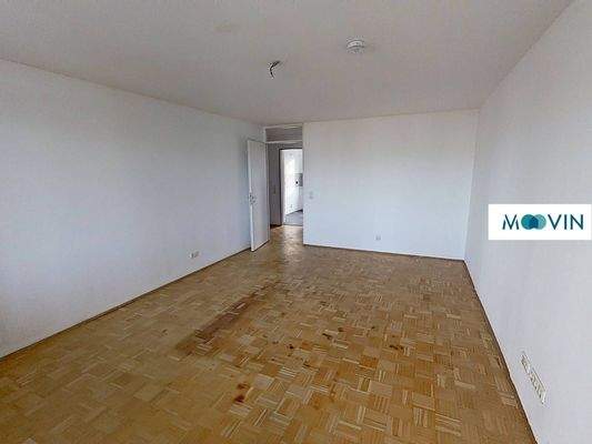 Ansicht II: Wohn- und Esszimmer