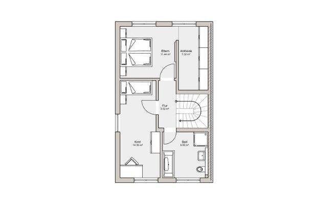 Grundriss Dachgeschoss