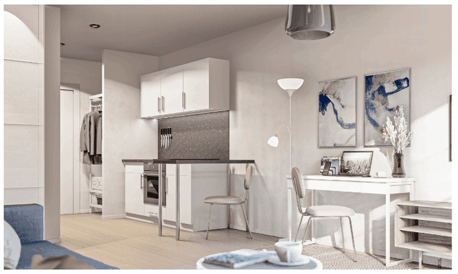 Moderne Einzimmerwohnung