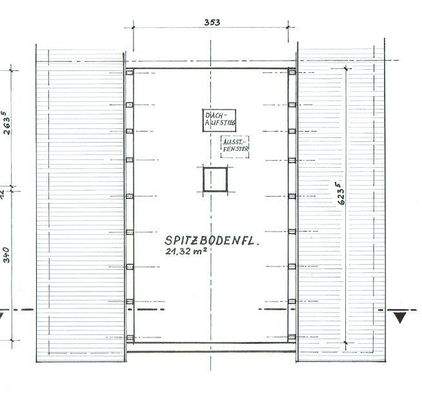 Grundriss Spitzboden