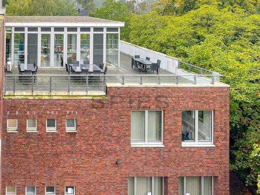 Außenansicht Dachterrasse