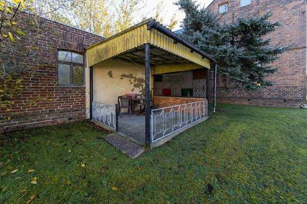 Sitzecke im Vorgarten