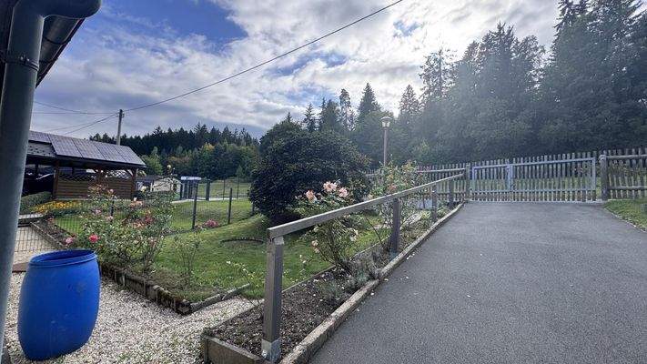 Blick Richtung Straße