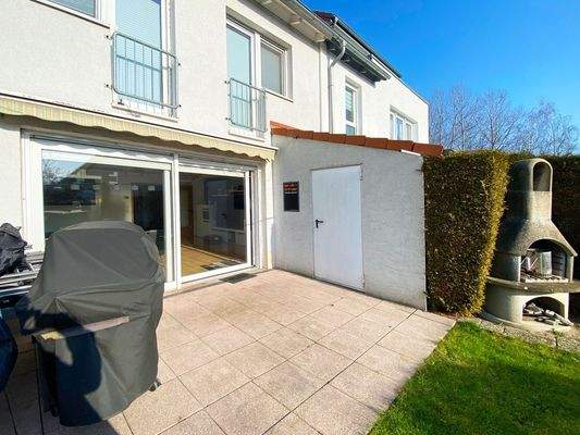 Süd-Terrasse + Sonnenmarkise