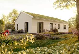 Bungalow-100 Gründach