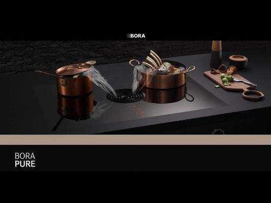 ...mit BORA Induktionskochfeld