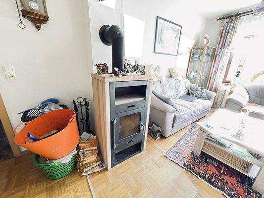 Kaminofen im Wohnbereich