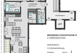 Grundriss 2 OG WHG 9