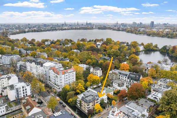 27. unmittelbar zur Außen-Alster