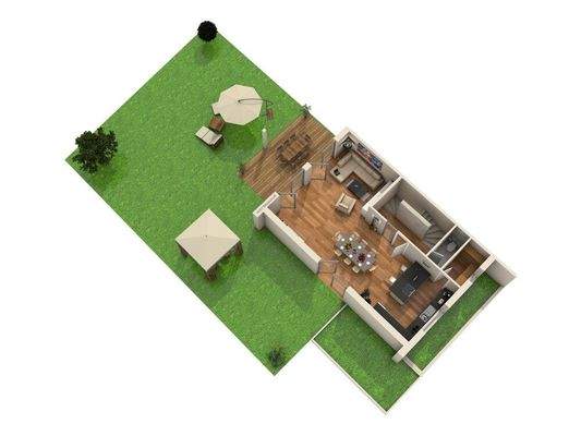 Erdgeschoss Ansicht-NO