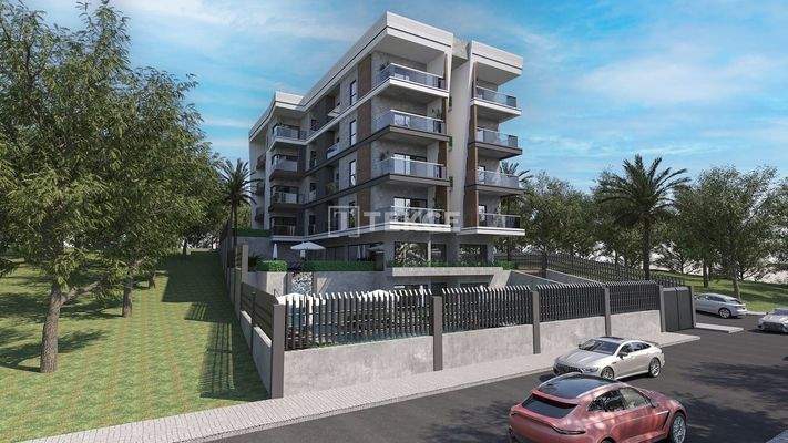 Sea View Flat in a New Complex with Pool in Kuşadası