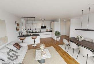 Wohnen Küche visualisiert by Simple Staging 