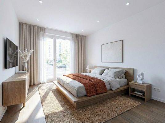 Innenvisualisierung Schlafzimmer