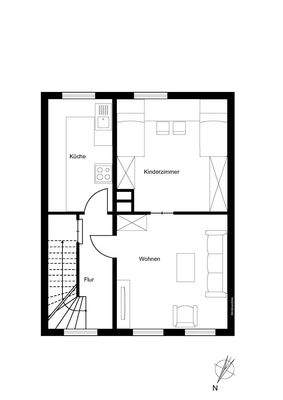 Grundriss Obergeschoss