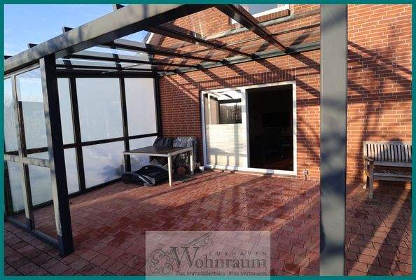 Terrasse mit Überdachung