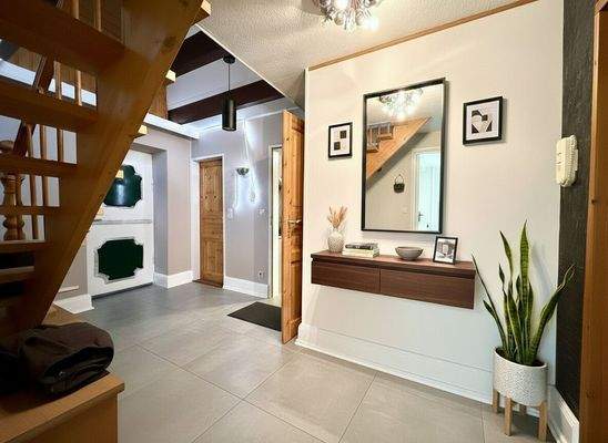 Flur virtuell möbliert