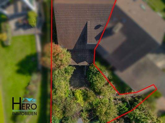 Blick auf den Gebäudeteil