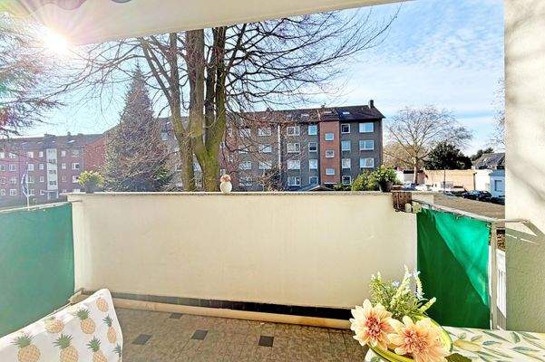 Loggia für gemütliche Stunden an der frischen Luft