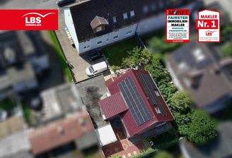 Luftaufnahme beider Objekte