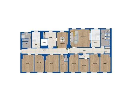 2. OG - Hausnummer 8 u. 10