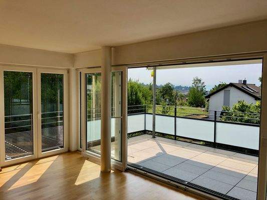 Wohnen mit offenem Balkon