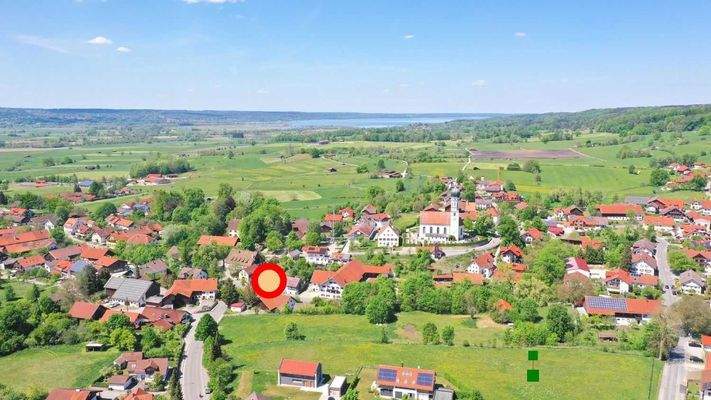 Überm Haus Richtung Ammersee