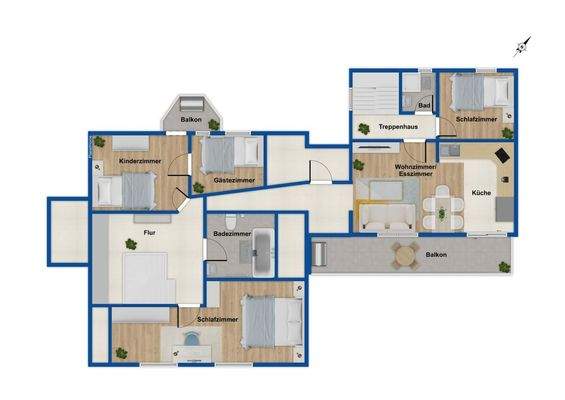 Grundriss Obergeschoss