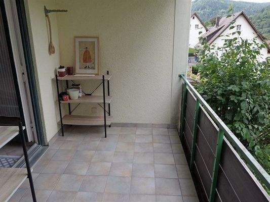 ...von Ihrem Balkon aus