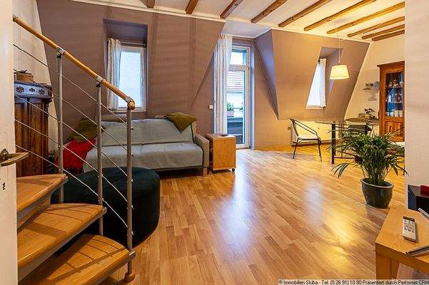 Wohnzimmer DG-Wohnung