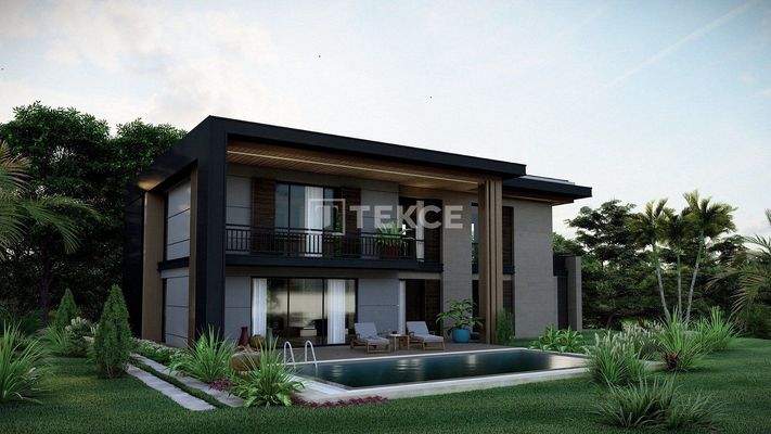 Villa in a Peaceful Complex Surrounded by Nature in Trabzon Ortahisar