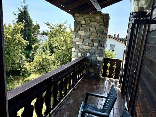 Südbalkon (Zugang Wohnzimmer)