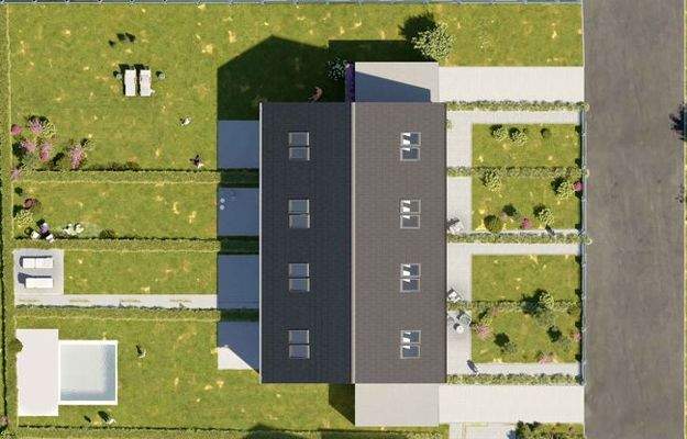 Reihenhäuser vier Spänner