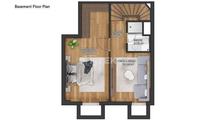 Spacious 5-Bedroom Villas with Pool and Garden in Samanlı