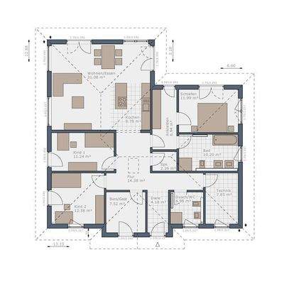 Grundriss Erdgeschoss