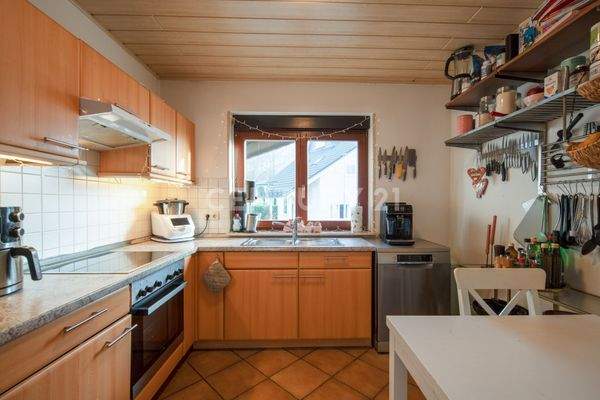 Küche im Dachgeschoss