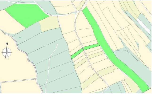 Lageplan 3 landw. Grundstücke