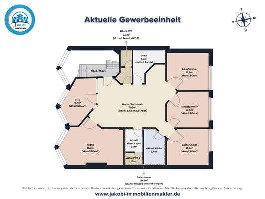 Grundriss Gewerbeeinheit