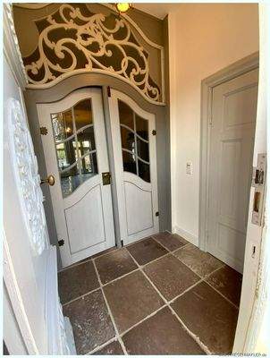 historische Alkoventür