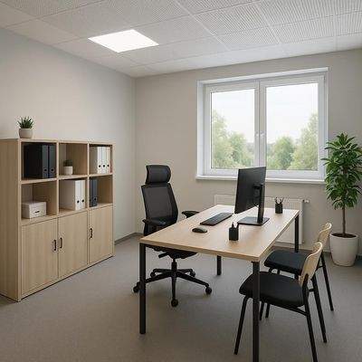 Beispiel Büro Visualisiert 