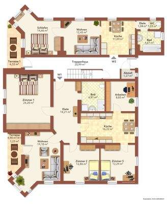 Grundriss Erdgeschoss