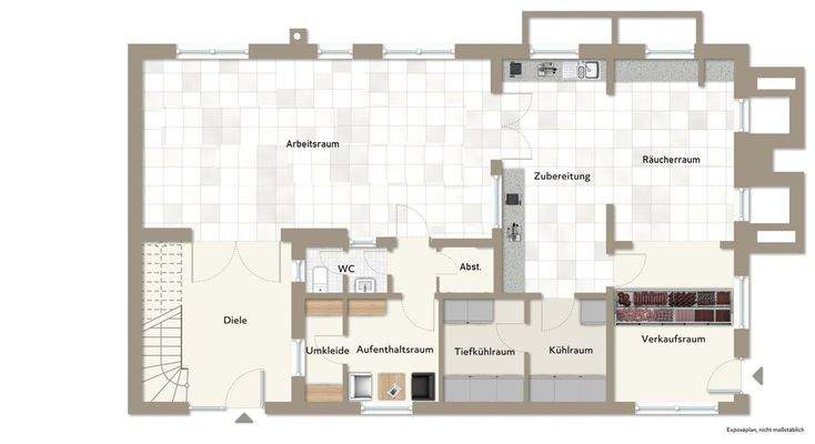 Grundriss Erdgeschoss mit Mustermöblierung