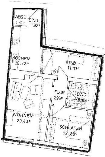 3-Zimmer-Wohnung Passau Zentrum (WE 25)