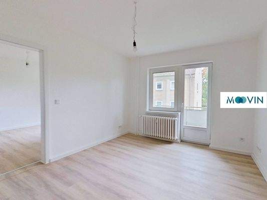 Ansicht I: Wohn- und Esszimmer