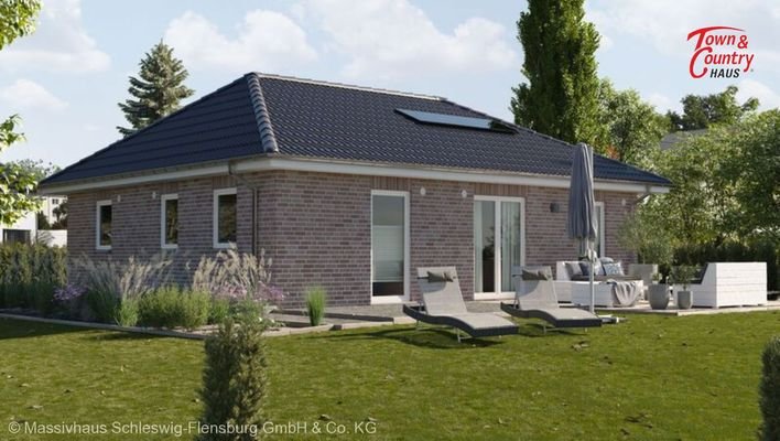 Ansicht Garten Klinker