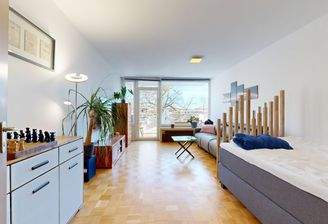 Wohn- und Schlafbereich 