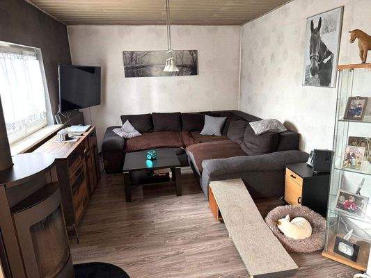 Wohnzimmer mit Kamin I EG